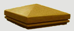 pyramid cap in oak