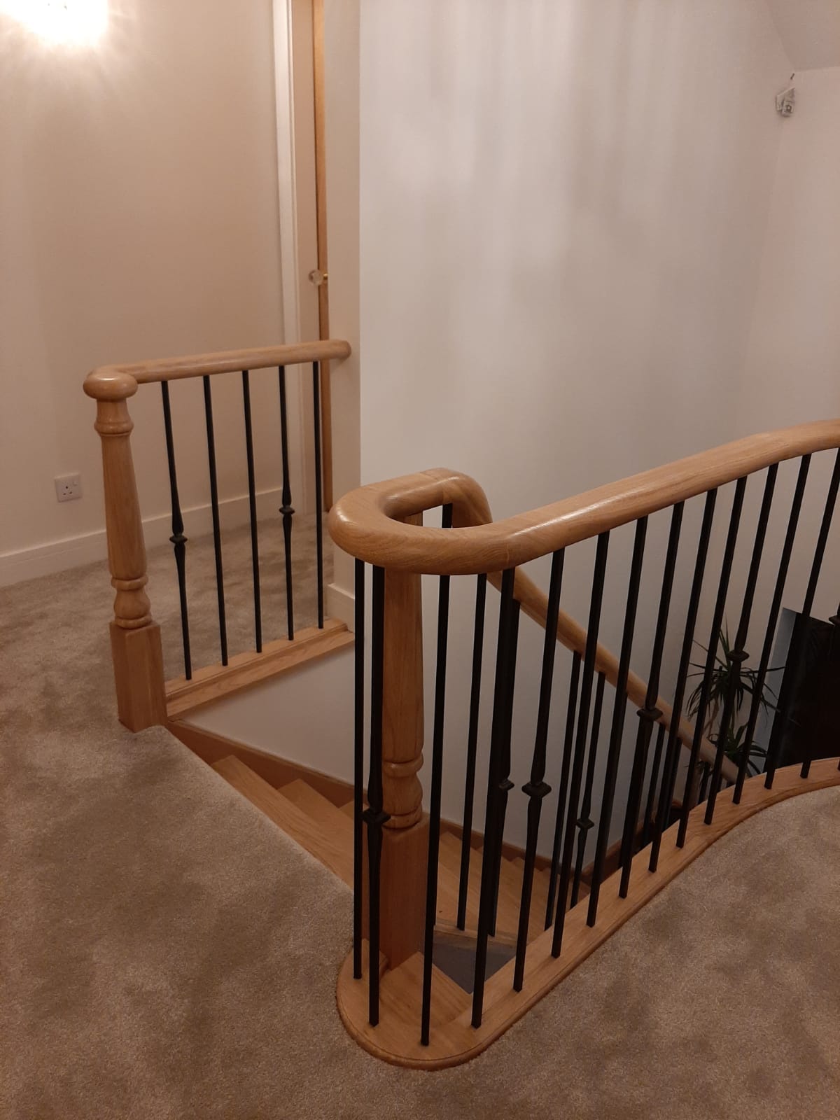 curved handrails